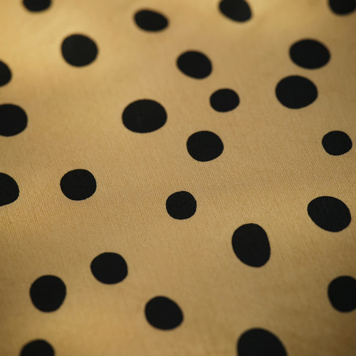 SANDLÖPARE Fitted sheet, light brown/cheetah pattern, 90x200 cm