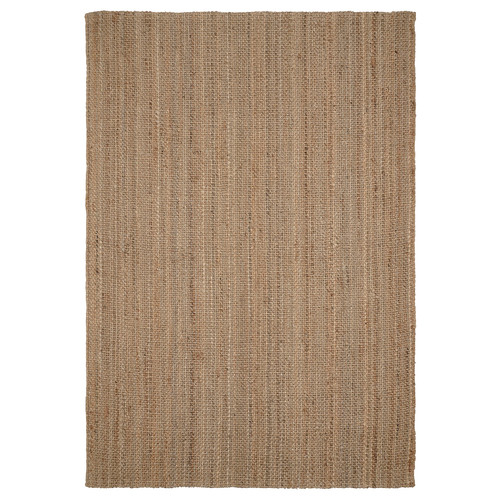 STRÖG Rug, flatwoven, natural, 155x220 cm