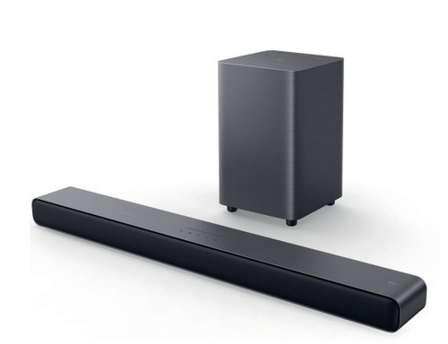 TCL S55HE 2.1 Immersive Soundbar with Wireless Subwoofer, Dark Titanium