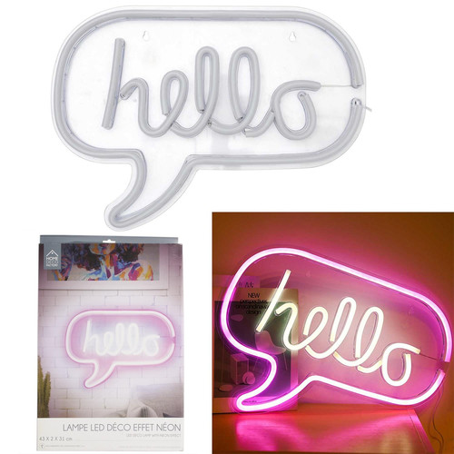 LED Lamp Hello Neon, USB