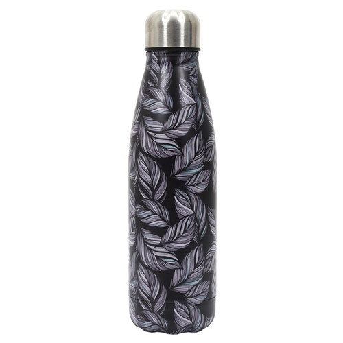 Thermal Bottle Flower 500ml, black