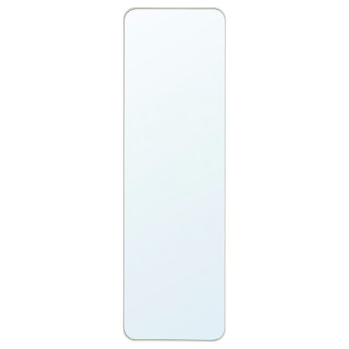 LINDBYN Mirror, white, 40x130 cm