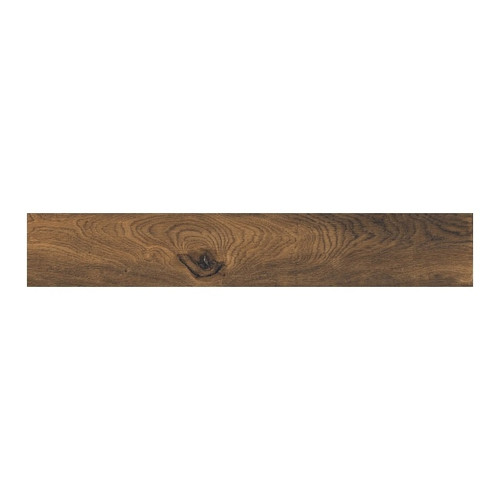 Gres Tile Wood Cersanit 14.7 x 89 cm, brown, 1.05 m2