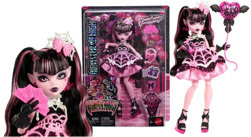 Monster High Sweet-Scream Birthday Draculaura Doll JBG74 WB4 4+