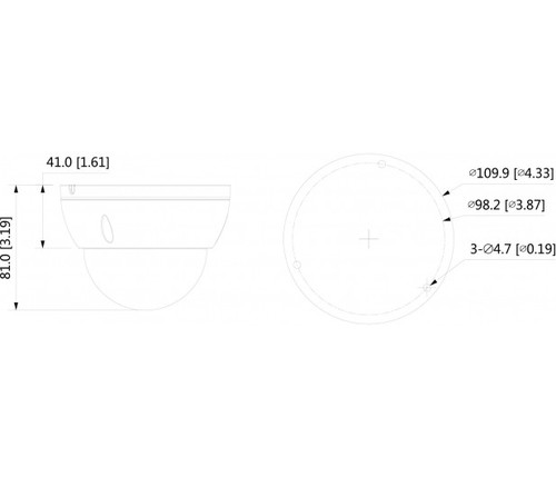 Dahua IP Camera 2 Mpx IPC-HDBW2231E-S-0280B