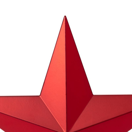 Star Christmas Tree Topper, Red, 20 cm
