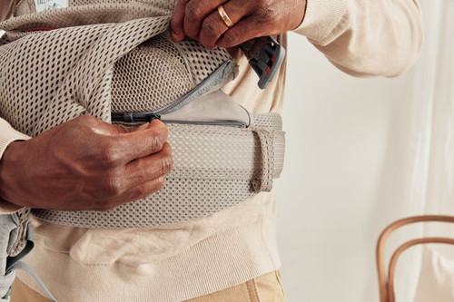 BABYBJORN Baby Carrier Harmony 3D Mesh, Grey beige, 0-3y