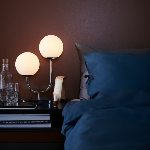 SOLHETTA LED bulb E14 250 lumen, globe opal white