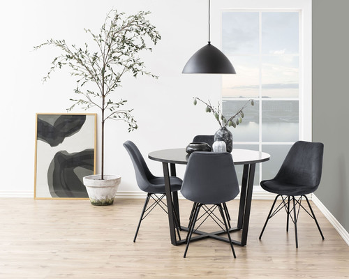 Chair Eris, velvet, grey