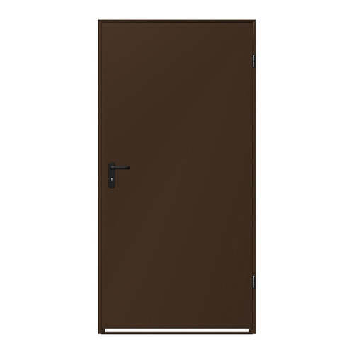 Hormann Steel Door ZK ISO 800 x 2000 mm, brown