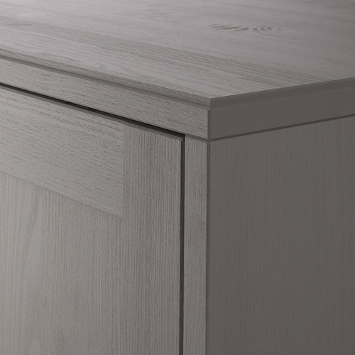 HAVSTA Cabinet, grey, 81x123x35 cm