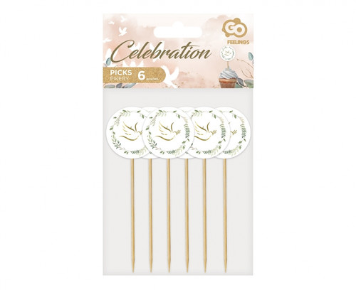 Party Picks Set of 6pcs Dove