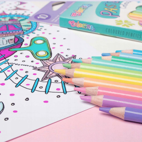Colorino Coloured Pencils Pastel 10 Colours
