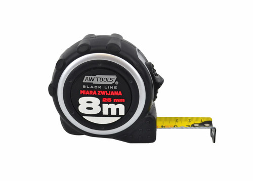 AW Tape Measure ABS TPR 8m/ 25mm