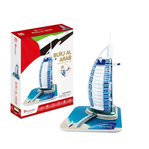 Cubic Fun 3D Puzzle Burj Al Arab 46pcs 3+