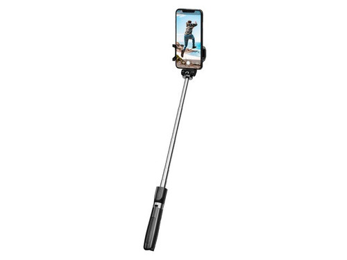 Natec Selfie Stick Tripod, wireless, black
