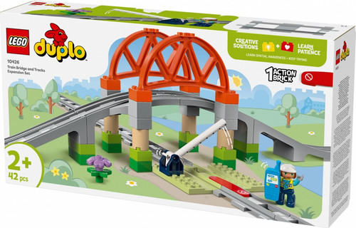 LEGO DUPLO Train Bridge and Tracks Expansion Set 10426 2+