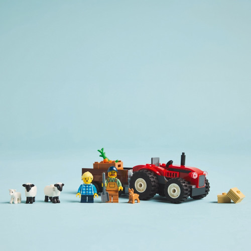 LEGO City Red Farm Tractor with Trailer & Sheep 4+