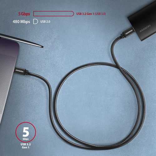 AXAGON USB Cable BUCM3-CM15AB cable USB-C USB-C, 1.5