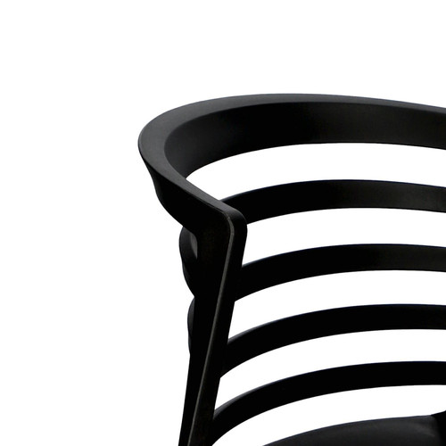 Chair Muna, in-/outdoor, black