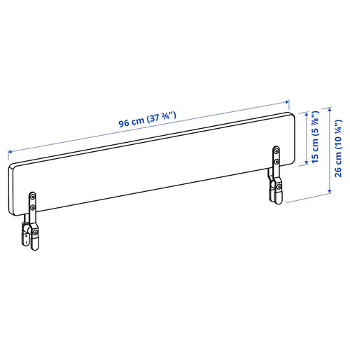 NATTAPA Guard rail, white
