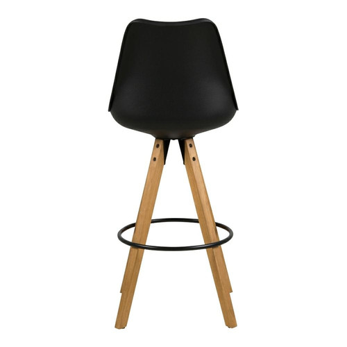 Bar Stool Dima, black/wood