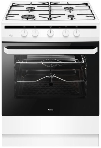 Amica Gas Cooker 618GGD4.33HZpFQ(W)