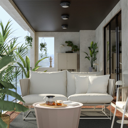 HAVSTEN 2-seat sofa, outdoor, beige, 179x92x76 cm