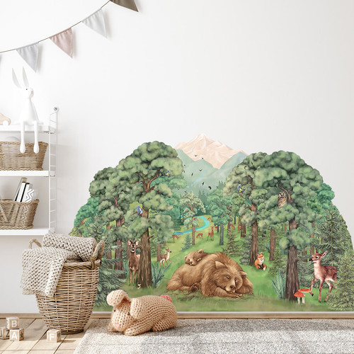 Wall Sticker 144x80cm - Forest