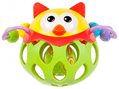 Bam Bam Soft Rattle Owl 6m+