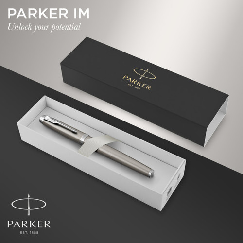 Parker IM Essential Stainless Steel CT Fountain Pen