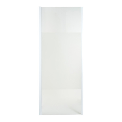 Shower Panel Onega 80 cm, white/patterned
