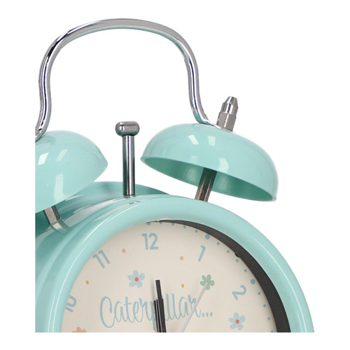 Classic Alarm Clock Caterpillar, blue