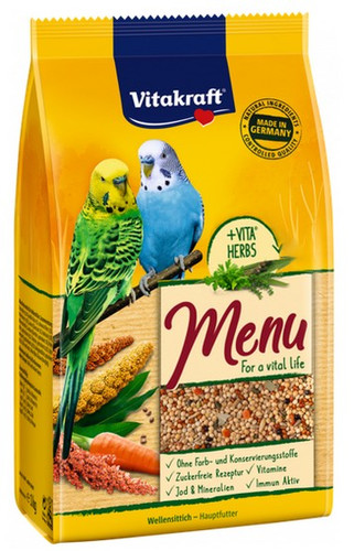 Vitakraft Menu Vital Complete Food for Budgies 500g