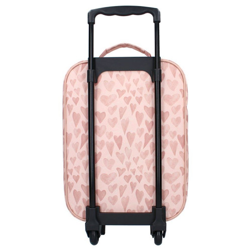 Kidzroom Trolley Suitcase Current Legend Heart, pink