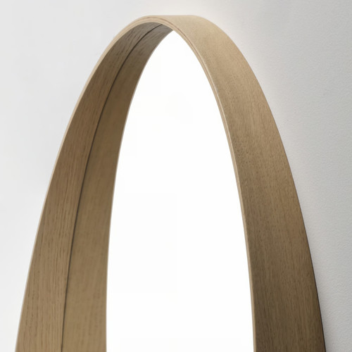 STOCKHOLM Mirror, oak veneer, 80 cm