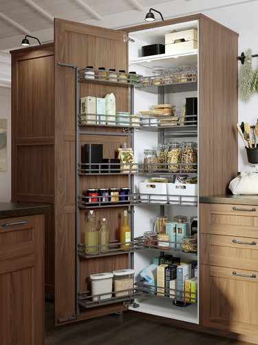 TVÄRDRAG Cabinet lighting, black