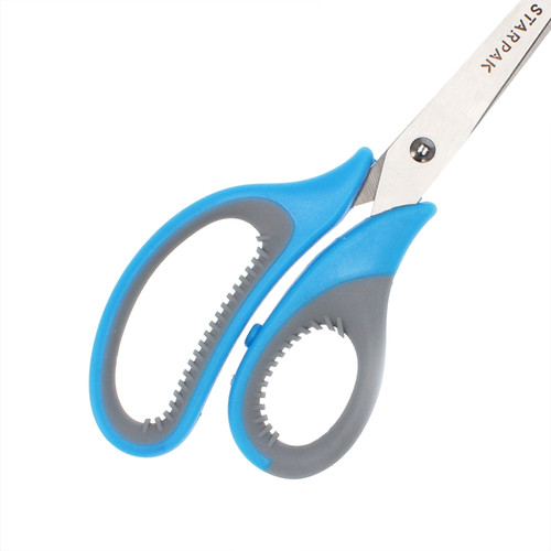 Starpak Metal Scissors with Rubber Handle 21cm