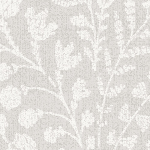 GoodHome Vinyl Wallpaper on Fleece Dryade, grey