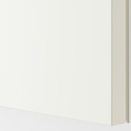 HASVIK Pair of sliding doors, white, 200x236 cm