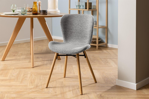 Upholstered Chair Batilda, grey
