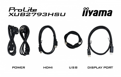 IIYAMA 27" Monitor XUB2793QSU-B7 IPS QHD HAS 100Hz 300cd