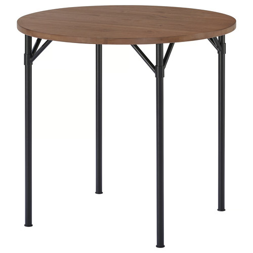 GRÖTÅN Table, pine/brown stained, 80 cm