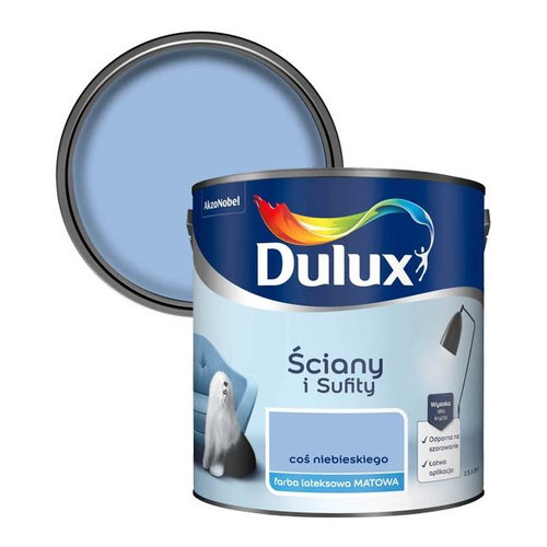 Dulux Walls & Ceilings Matt Latex Paint 2.5l something blue