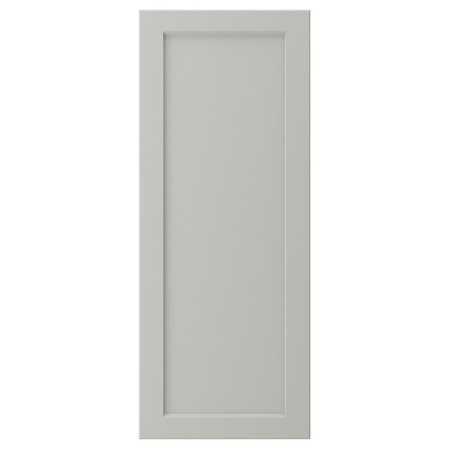 LERHYTTAN Door, light grey, 40x100 cm
