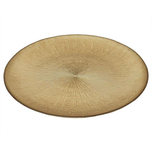 Plate Dore 27cm, gold