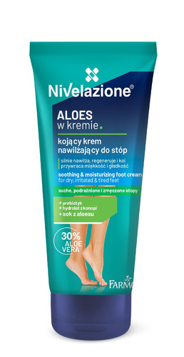 Farmona Nivelazione Aloe Soothing & Moisturizing Foot Cream for Dry, Irritated & Tired Feet 75ml