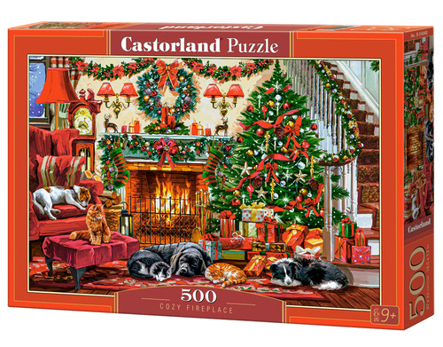Castorland Christmas Jigsaw Puzzle Cozy Fireplace 500pcs 9+