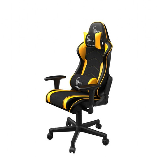 Gembird Gaming Chair Scorpion, black-yellow