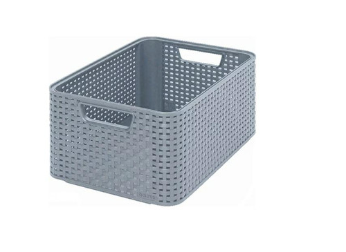 Curver Storage Basket M 18l, light grey